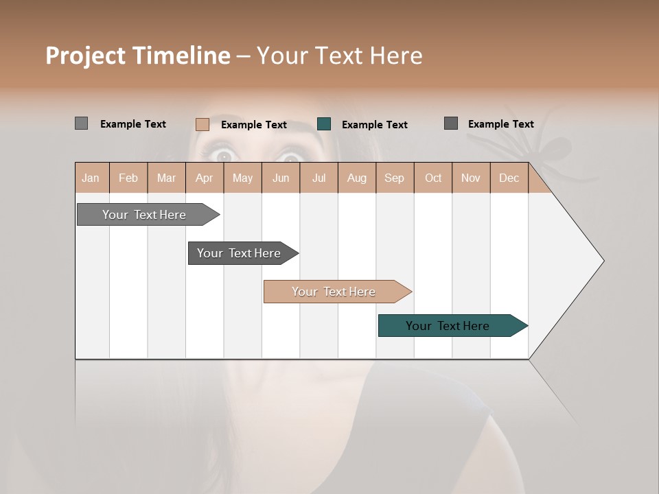 Kellerspinne Keller Angst PowerPoint Template