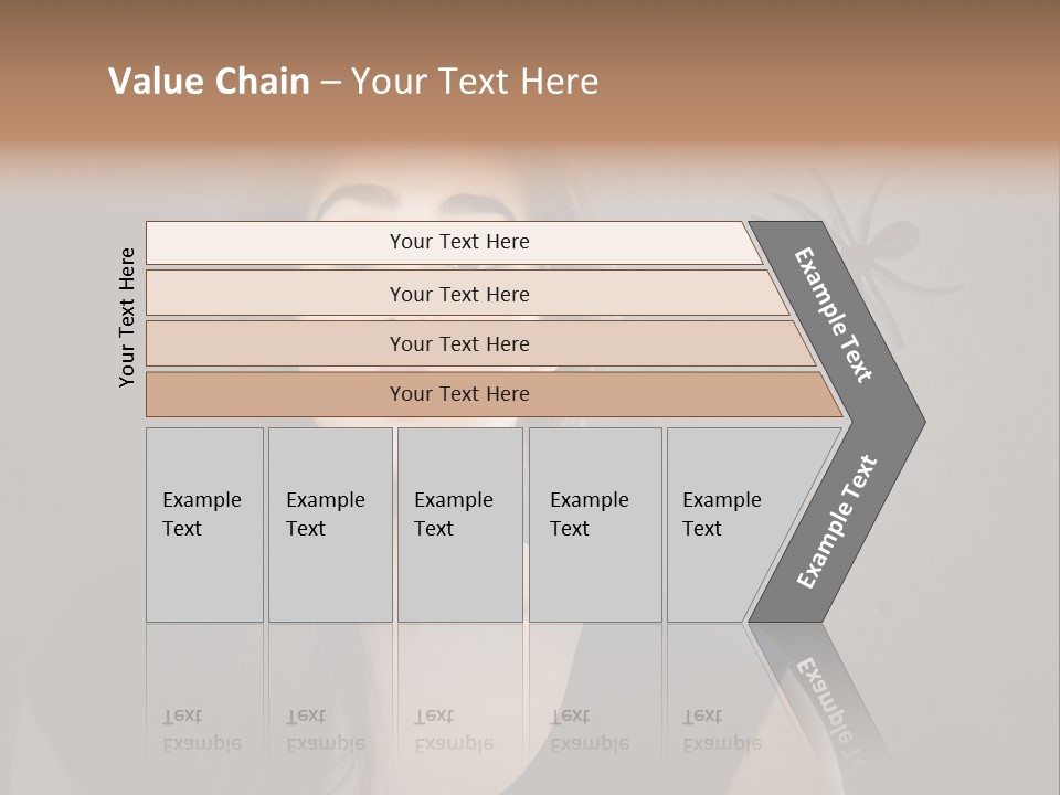 Kellerspinne Keller Angst PowerPoint Template