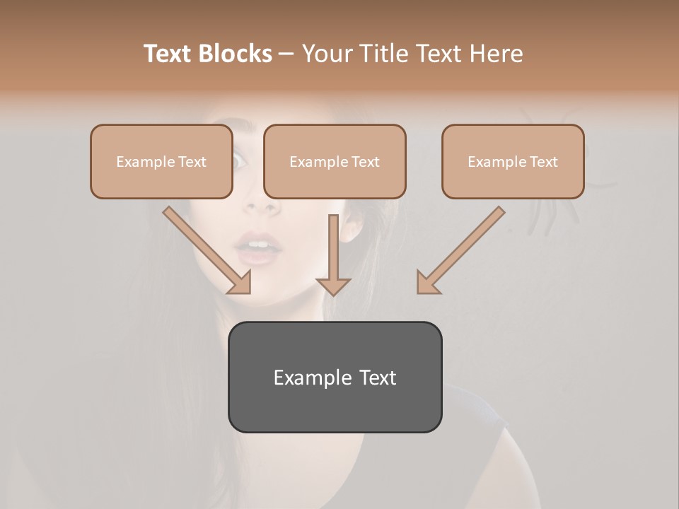 Kellerspinne Keller Angst PowerPoint Template