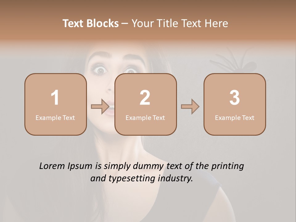 Kellerspinne Keller Angst PowerPoint Template