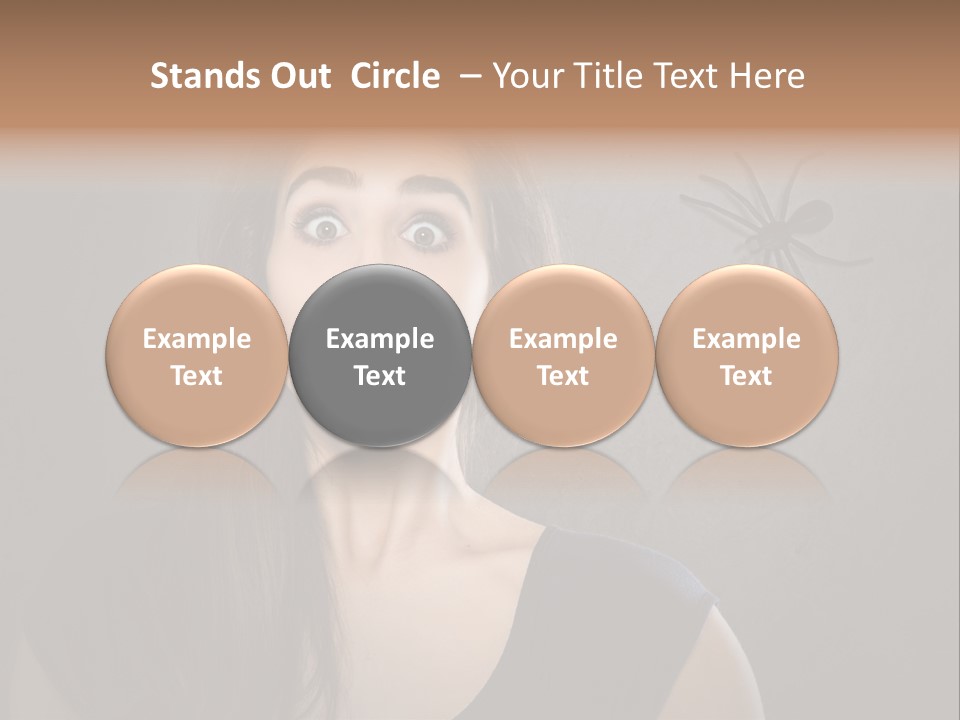 Kellerspinne Keller Angst PowerPoint Template