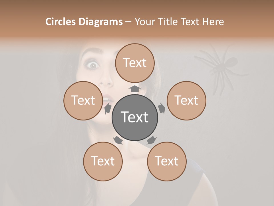 Kellerspinne Keller Angst PowerPoint Template