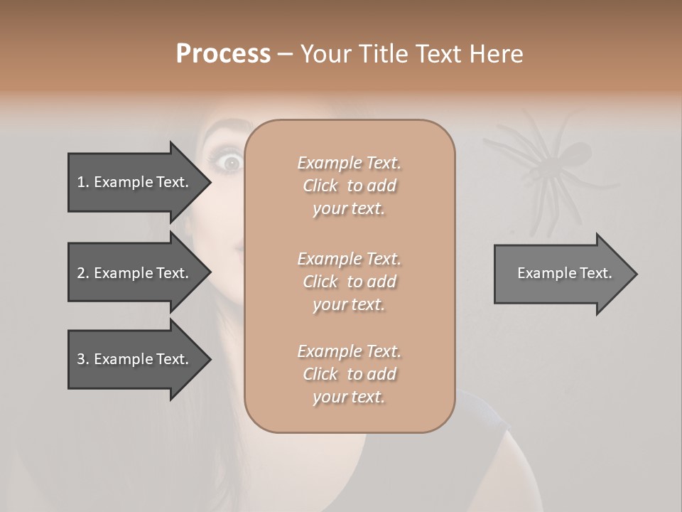 Kellerspinne Keller Angst PowerPoint Template