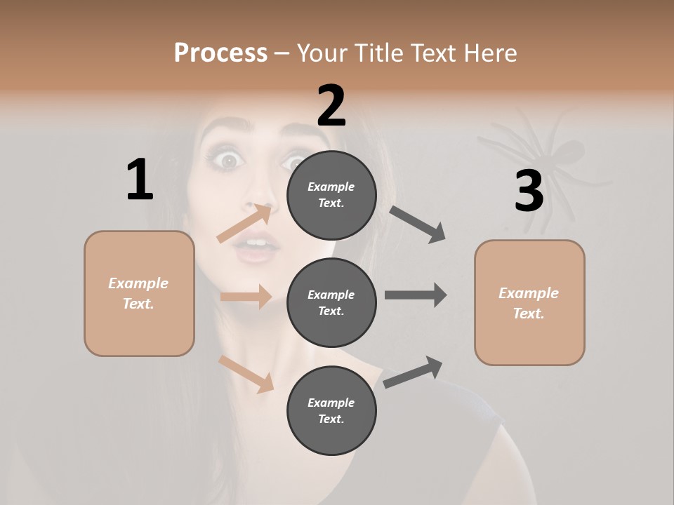 Kellerspinne Keller Angst PowerPoint Template