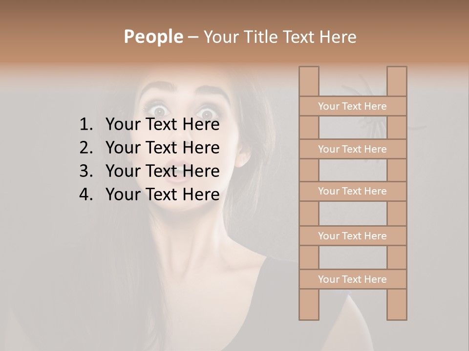 Kellerspinne Keller Angst PowerPoint Template