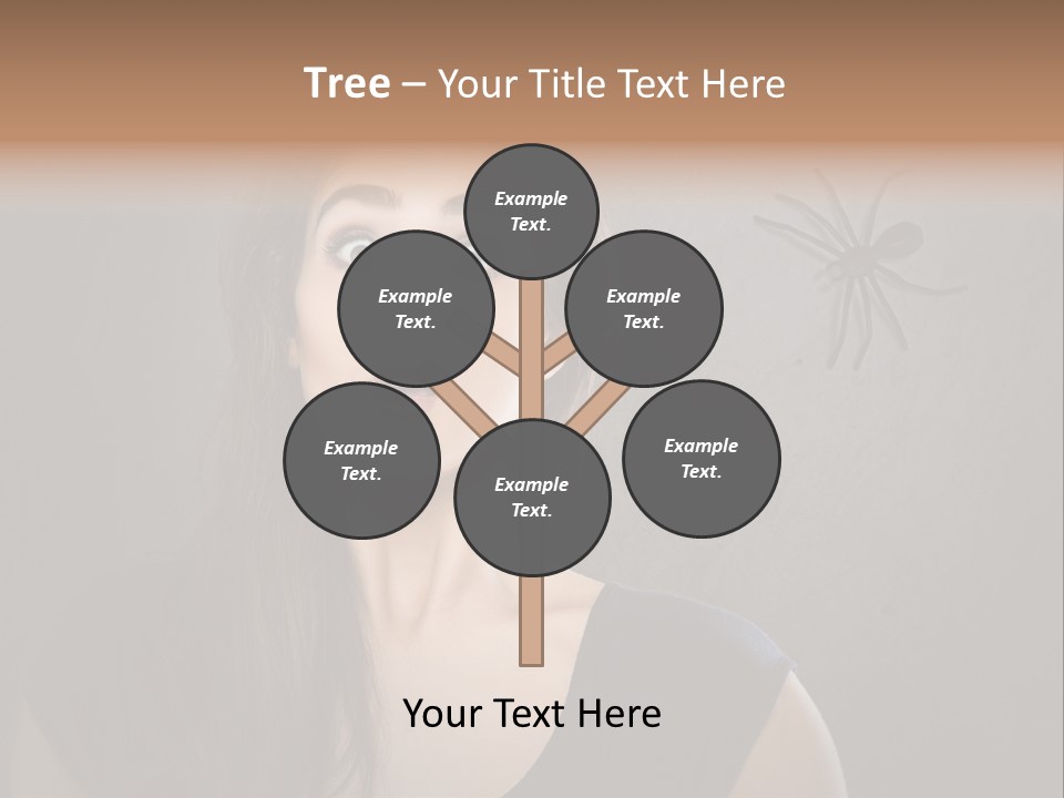 Kellerspinne Keller Angst PowerPoint Template