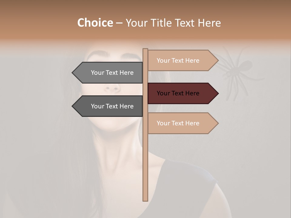 Kellerspinne Keller Angst PowerPoint Template