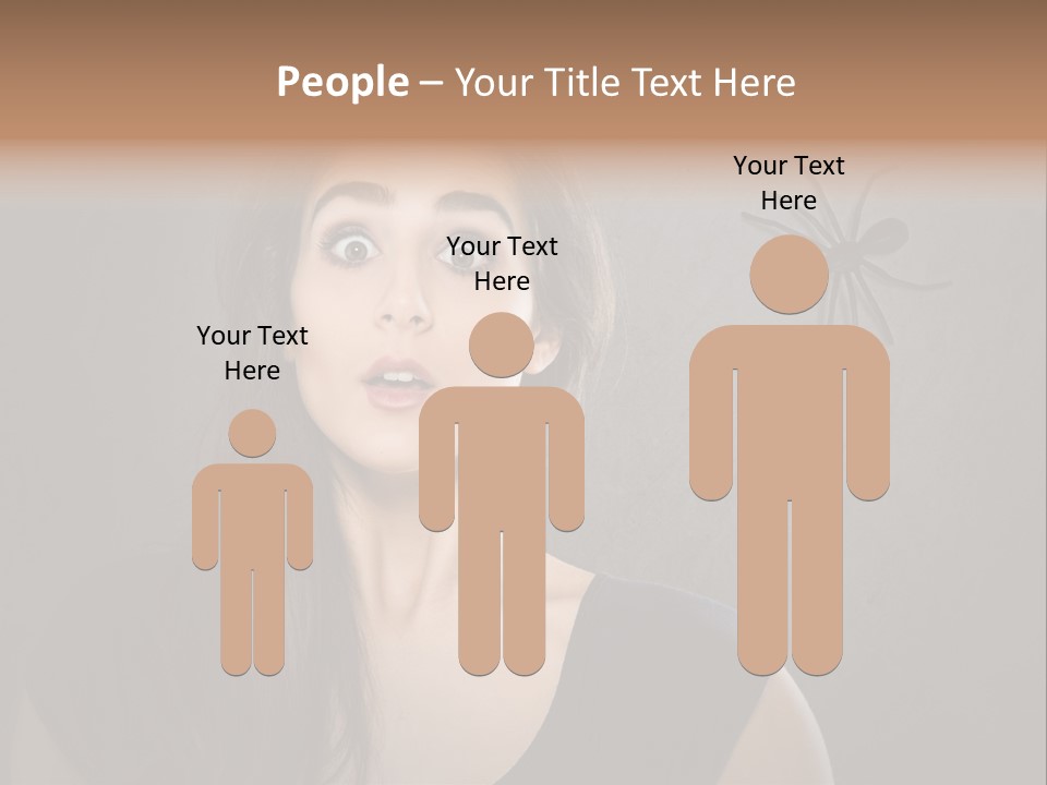 Kellerspinne Keller Angst PowerPoint Template