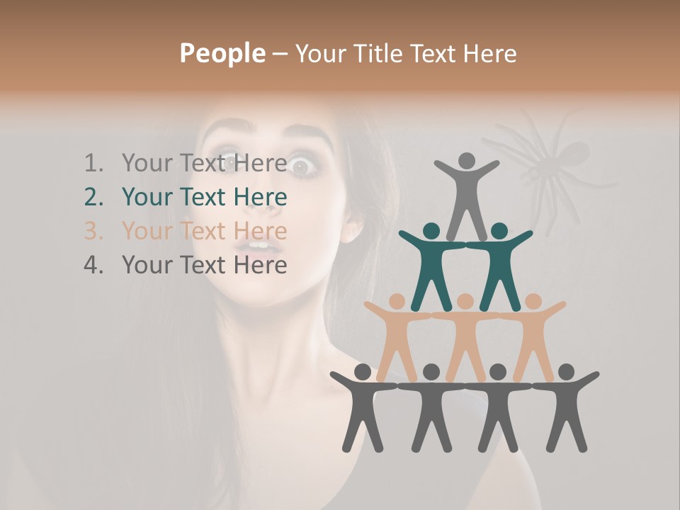 Kellerspinne Keller Angst PowerPoint Template