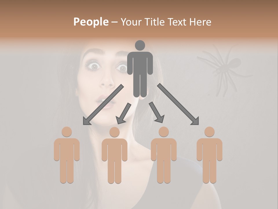 Kellerspinne Keller Angst PowerPoint Template