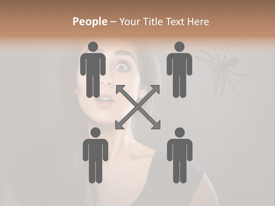 Kellerspinne Keller Angst PowerPoint Template