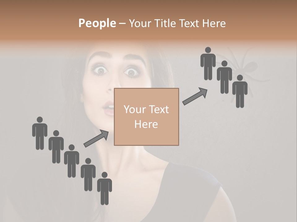 Kellerspinne Keller Angst PowerPoint Template