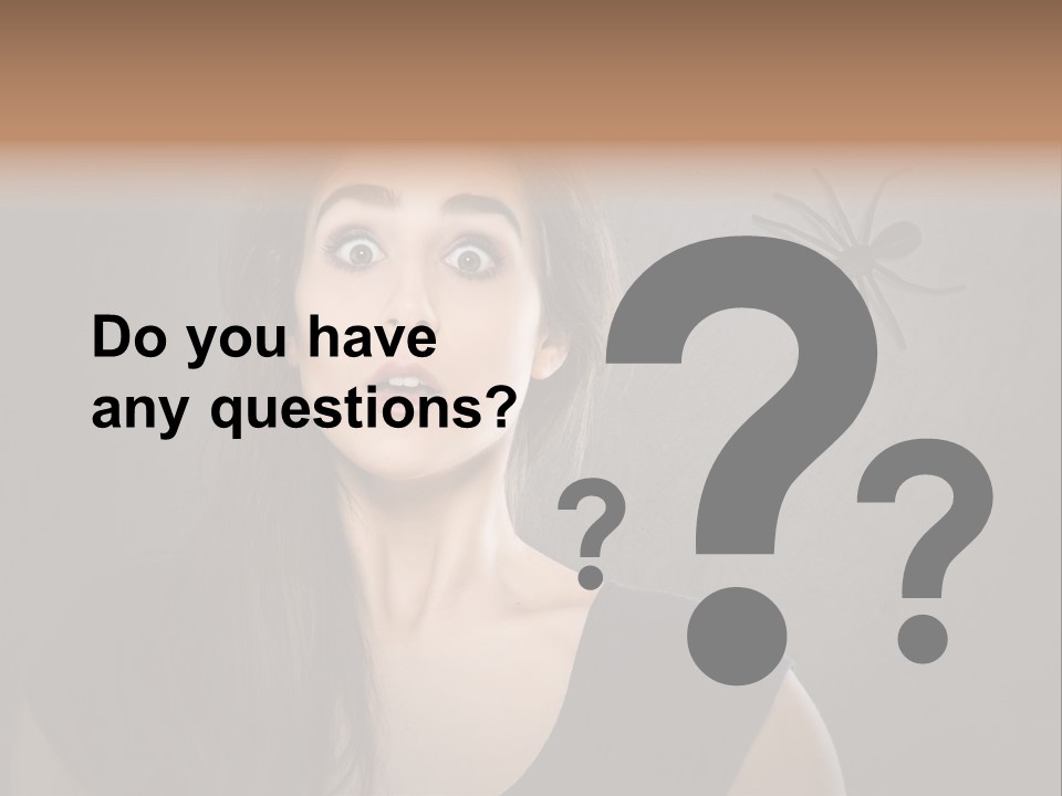 Kellerspinne Keller Angst PowerPoint Template