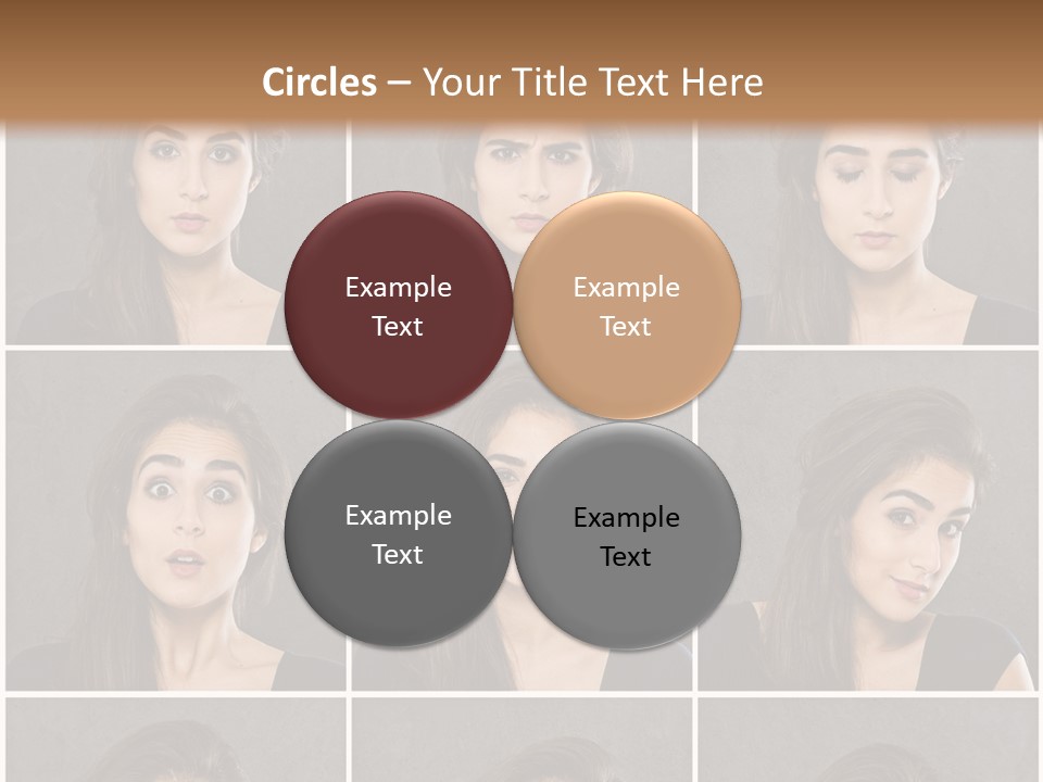 Traurig Stimmung Sympathisch PowerPoint Template