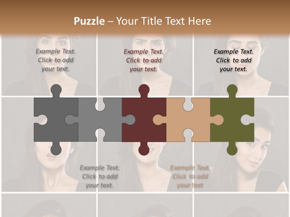 Traurig Stimmung Sympathisch PowerPoint Template