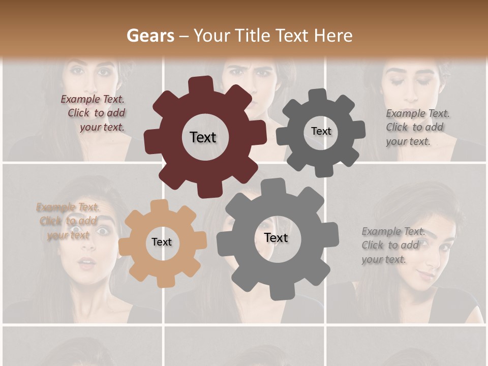 Traurig Stimmung Sympathisch PowerPoint Template