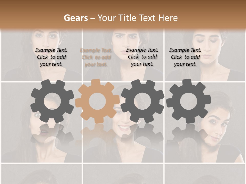 Traurig Stimmung Sympathisch PowerPoint Template