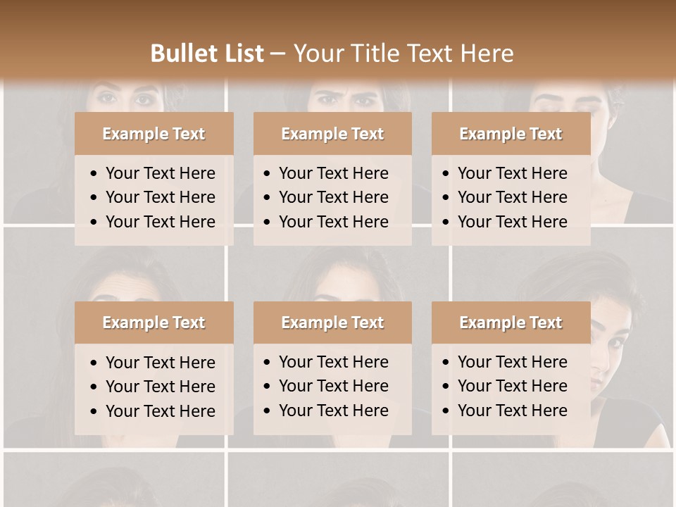 Traurig Stimmung Sympathisch PowerPoint Template