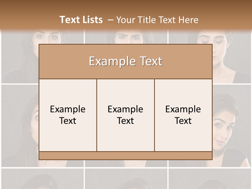 Traurig Stimmung Sympathisch PowerPoint Template