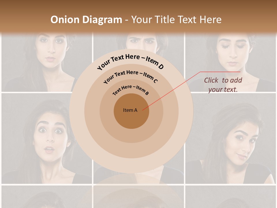 Traurig Stimmung Sympathisch PowerPoint Template