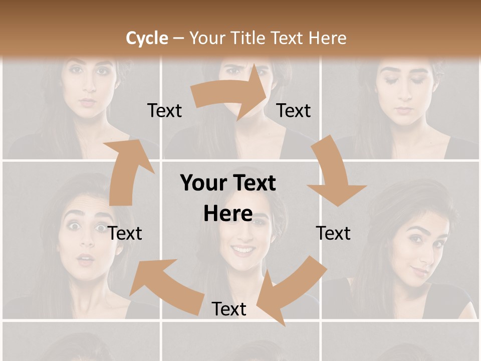 Traurig Stimmung Sympathisch PowerPoint Template