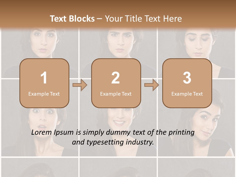 Traurig Stimmung Sympathisch PowerPoint Template
