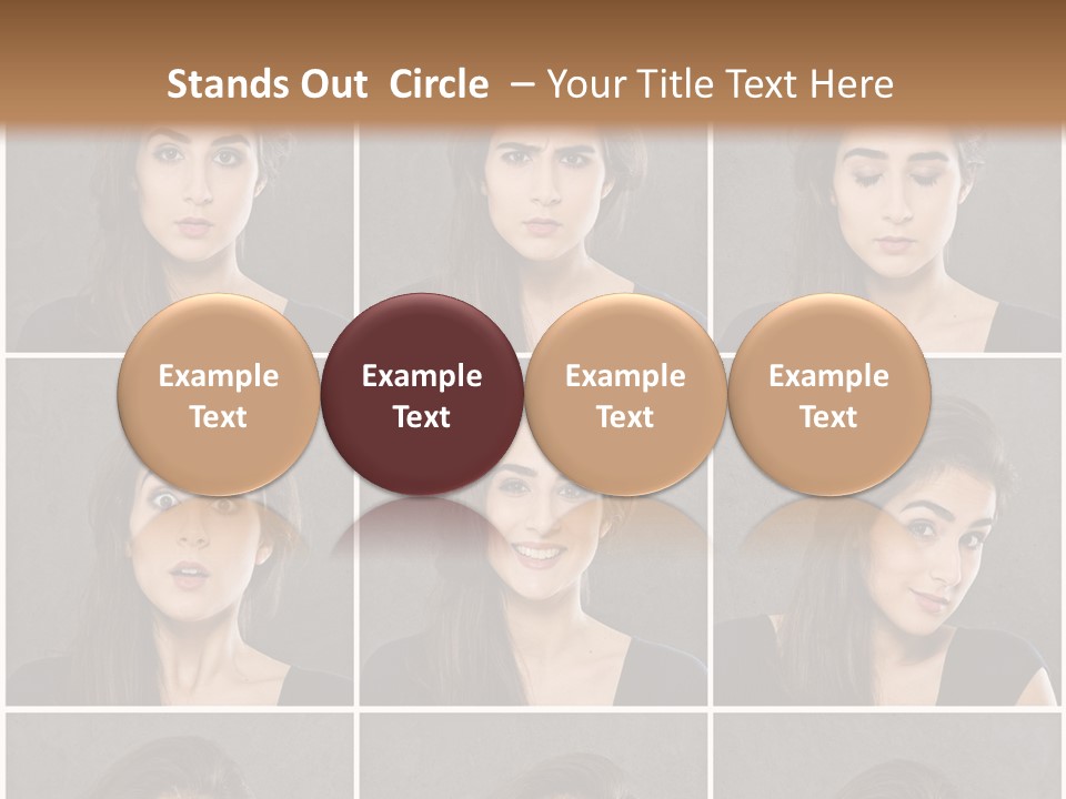 Traurig Stimmung Sympathisch PowerPoint Template