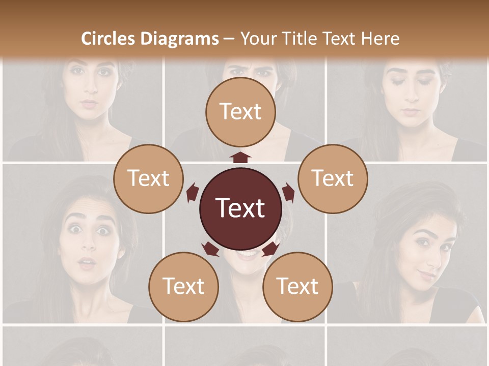 Traurig Stimmung Sympathisch PowerPoint Template