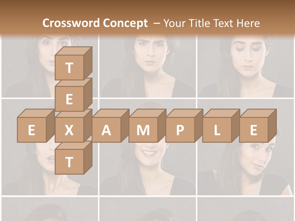 Traurig Stimmung Sympathisch PowerPoint Template