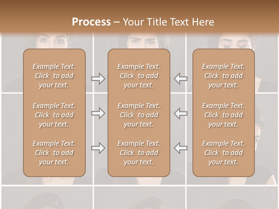 Traurig Stimmung Sympathisch PowerPoint Template