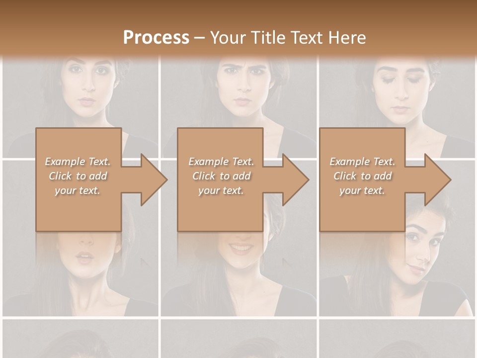 Traurig Stimmung Sympathisch PowerPoint Template