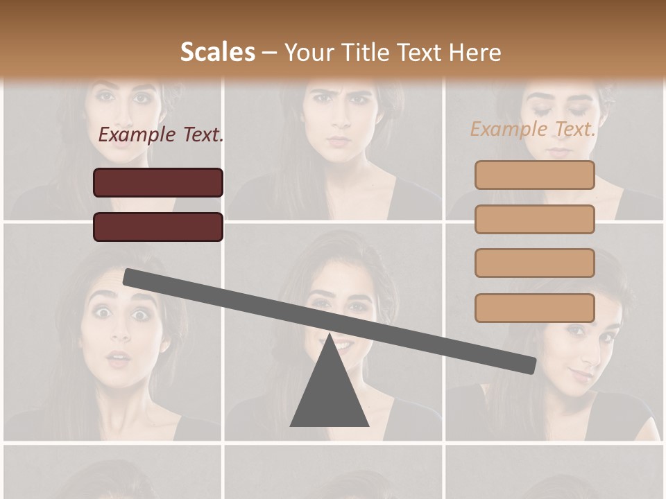 Traurig Stimmung Sympathisch PowerPoint Template