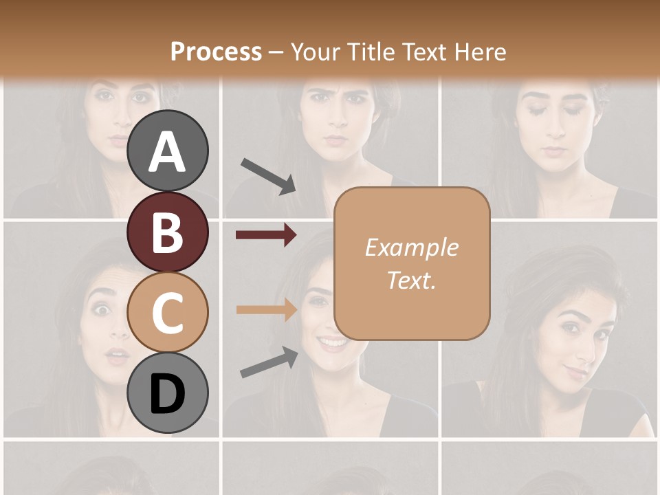 Traurig Stimmung Sympathisch PowerPoint Template