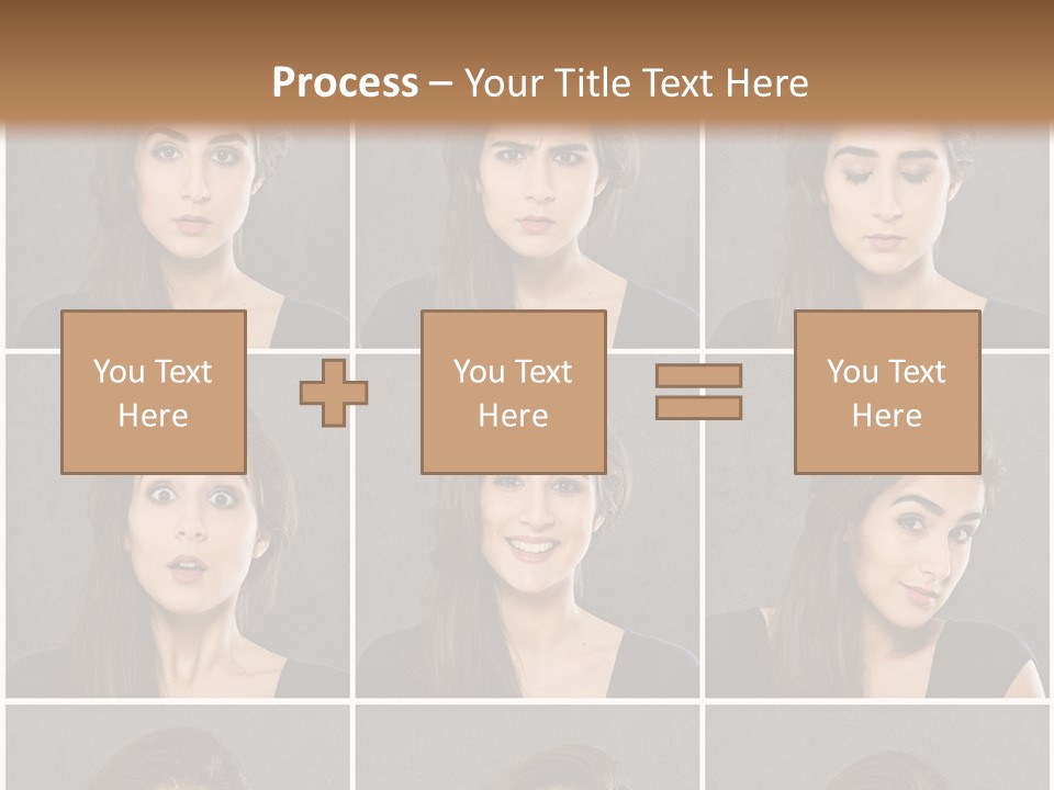 Traurig Stimmung Sympathisch PowerPoint Template