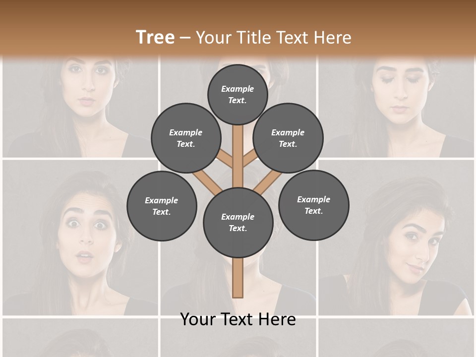 Traurig Stimmung Sympathisch PowerPoint Template