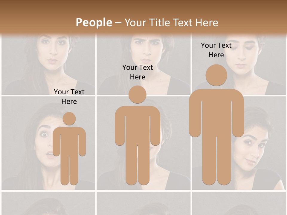 Traurig Stimmung Sympathisch PowerPoint Template