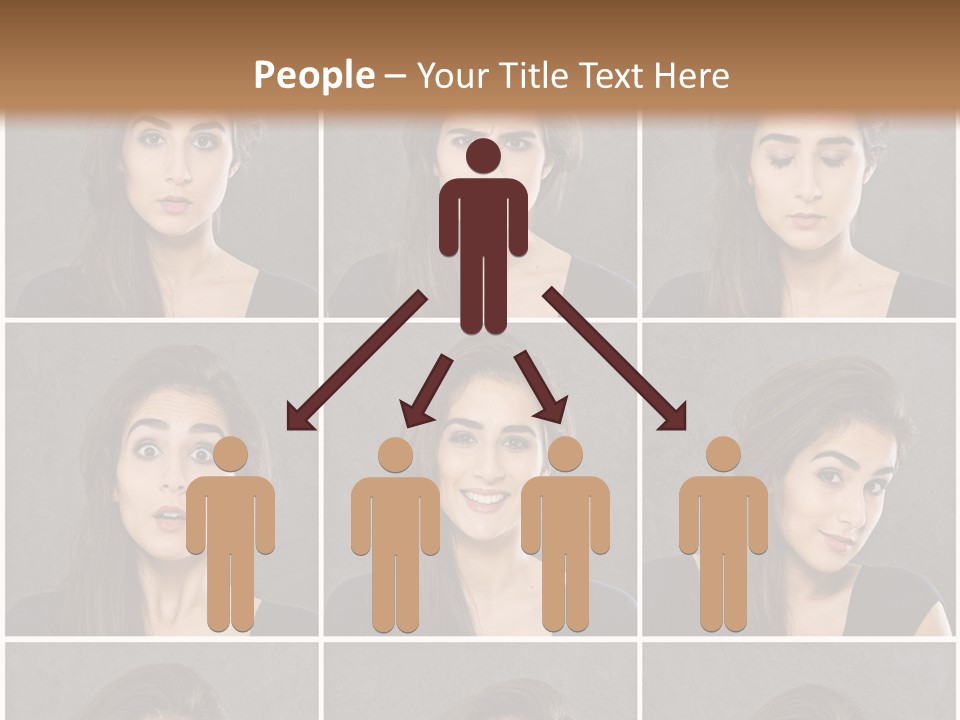 Traurig Stimmung Sympathisch PowerPoint Template