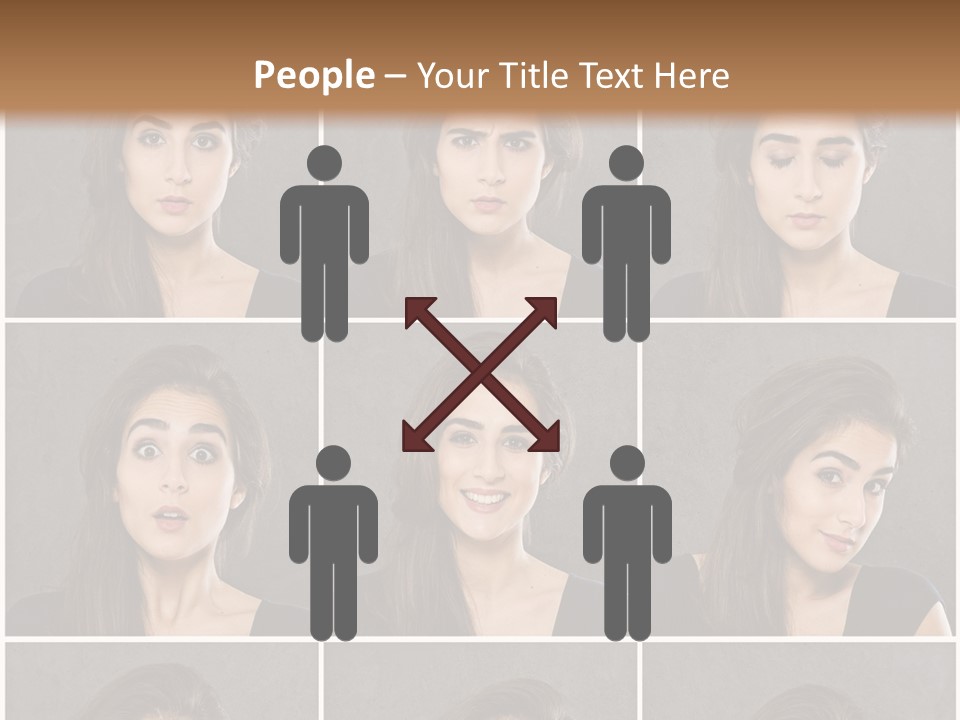 Traurig Stimmung Sympathisch PowerPoint Template