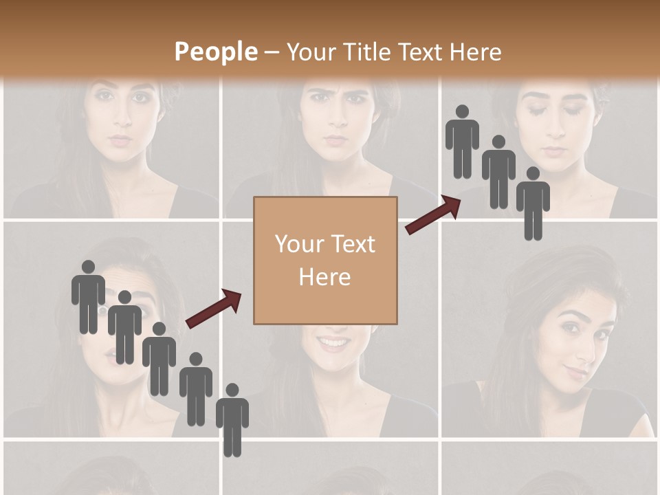 Traurig Stimmung Sympathisch PowerPoint Template