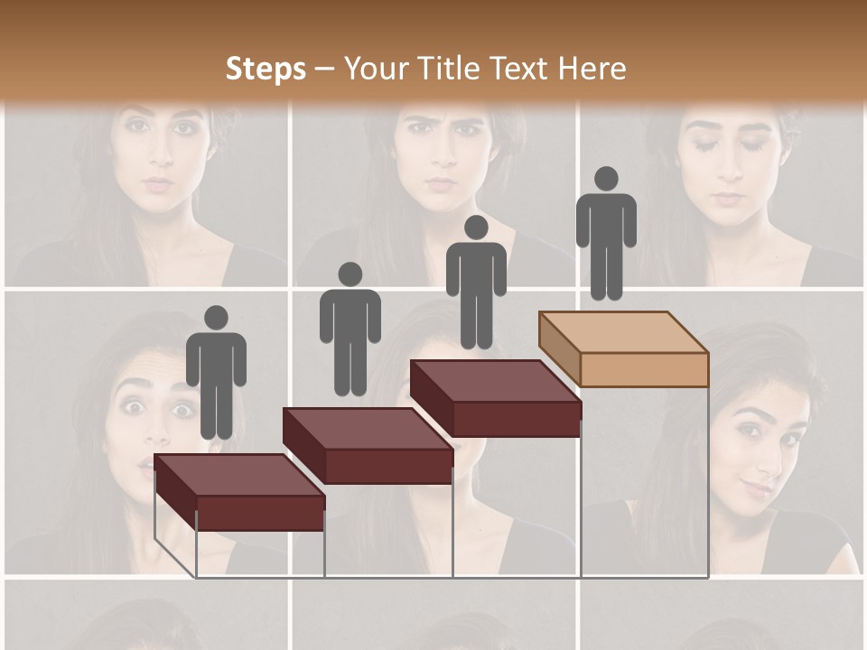 Traurig Stimmung Sympathisch PowerPoint Template