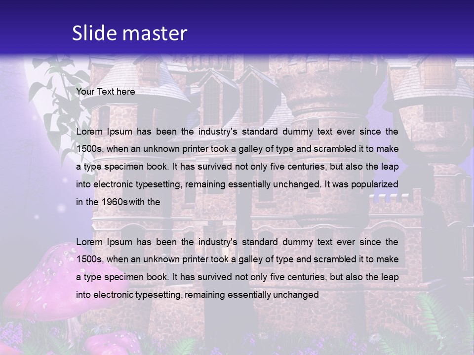 Grzyb Papro Ksi PowerPoint Template