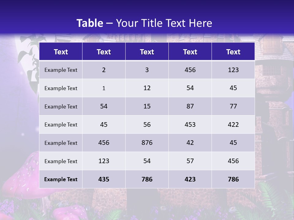Grzyb Papro Ksi PowerPoint Template