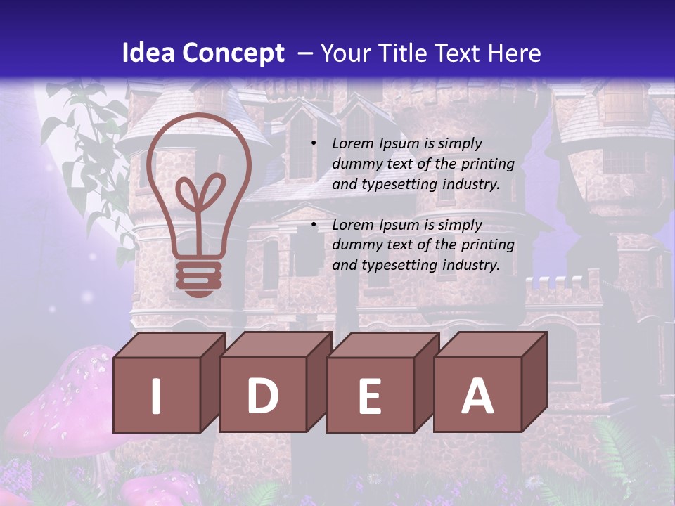 Grzyb Papro Ksi PowerPoint Template