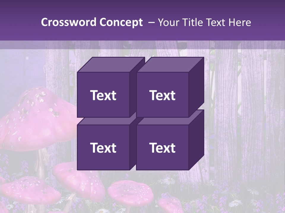 Ilustracja Muchomor Grzyb PowerPoint Template