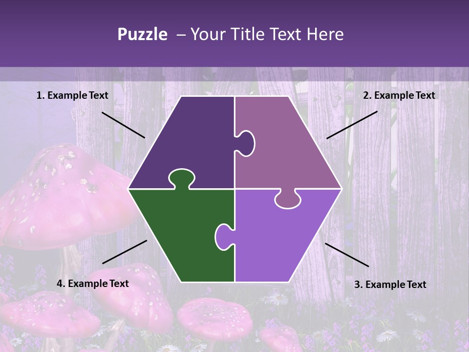 Ilustracja Muchomor Grzyb PowerPoint Template