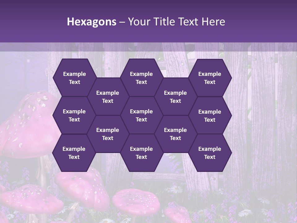 Ilustracja Muchomor Grzyb PowerPoint Template