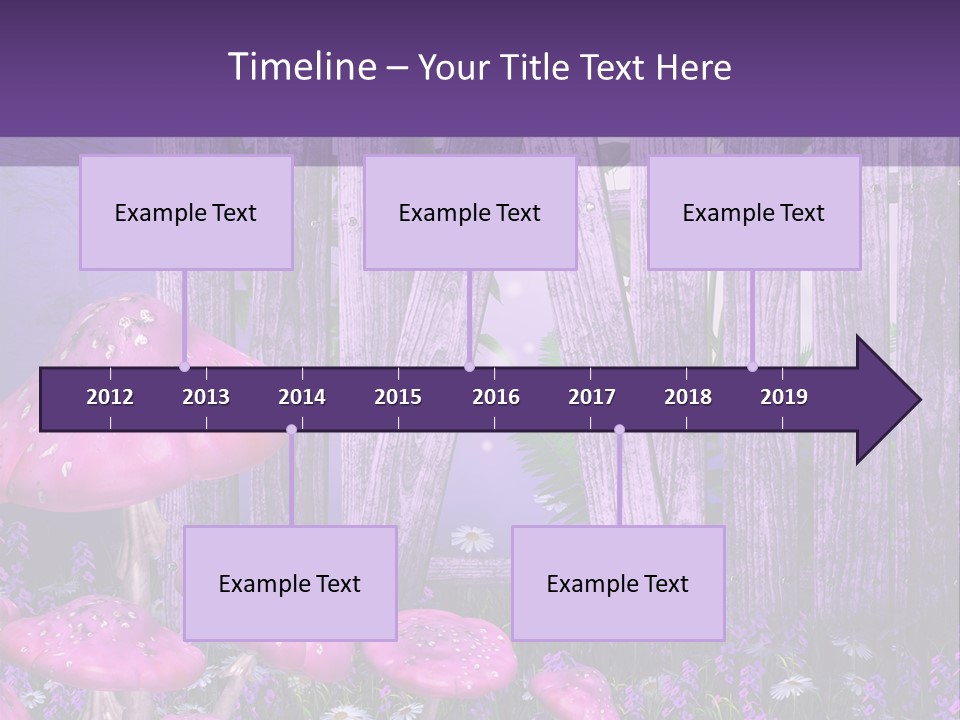 Ilustracja Muchomor Grzyb PowerPoint Template