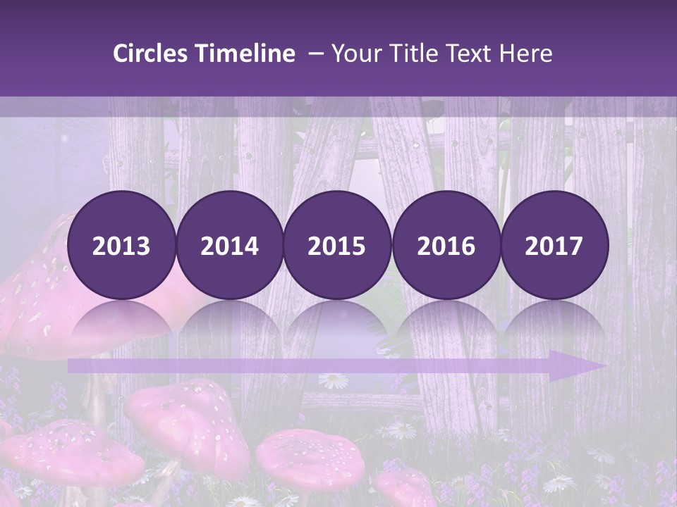 Ilustracja Muchomor Grzyb PowerPoint Template