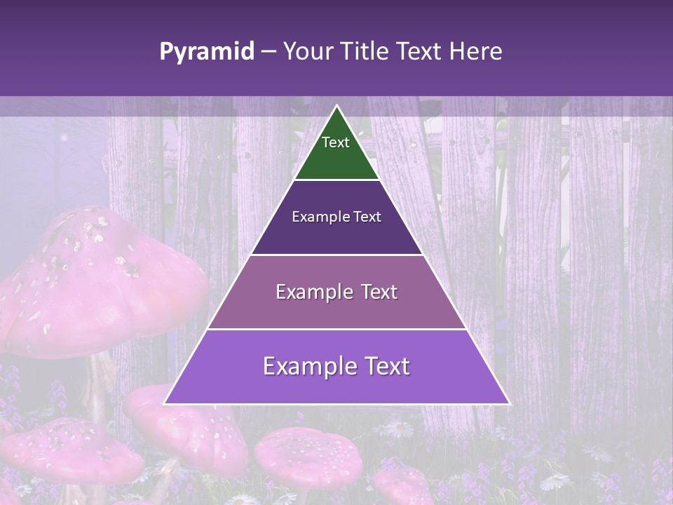 Ilustracja Muchomor Grzyb PowerPoint Template