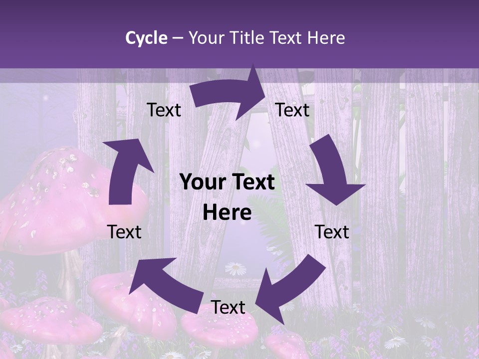 Ilustracja Muchomor Grzyb PowerPoint Template